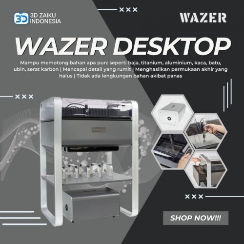 Wazer Desktop Waterjet Cutting Machine Cut All Materials CNC Laser
